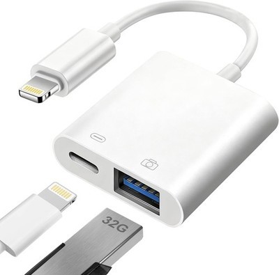 Lightning auf USB Adapter [Apple MFi Certified], Lightning auf USB Kamera Ada...