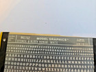 3-Woodland Scenics MG752 Roman Stencil/ Block White Letters Dry Transfer Decals — photo 5