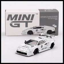 MINI GT 966 Lamborghini Countach LB-WORKS White 2024 Tokyo Auto Salon LHD NEW