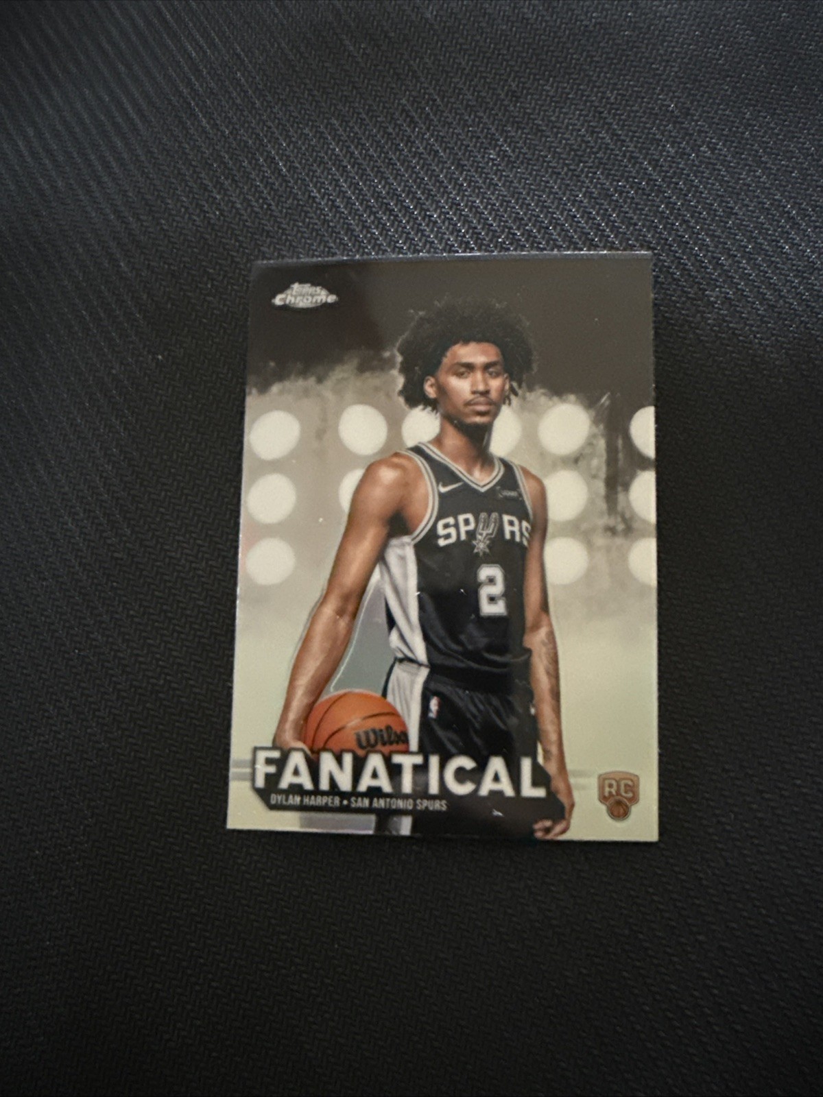 2025-26 Topps Chrome Basketball Dylan Harper RC SSP Fanatical FAN-22 Case Hit