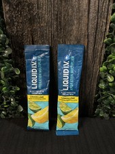 Liquid I.V. Hydration Multiplier Electrolyte Drink Mix LEMON LIME 0.56Oz New