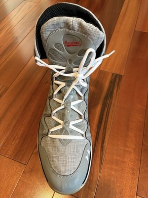 Maryland Terrapins Issued Under Armour TB Micro G Charge Gray Size 15 Right Shoe