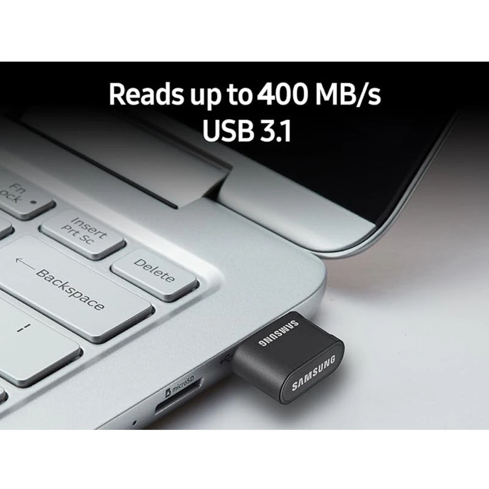 For SAMSUNG FIT Plus USB Flash Drive 128gb 256GB 1TB Black high-quality LOT - Image 4 of 4