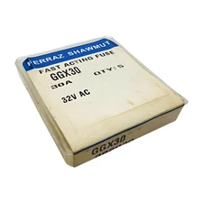 (Pack of 5) Ferraz Shawmut GGX30 Fast Acting Fuse, 30A, 32VAC **Free Shipping**