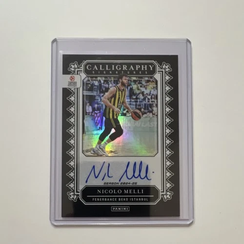 Panini Crown Royale Calligraphy Nicolo Melli Fenerbahce EuroLeague Auto 2024-25
