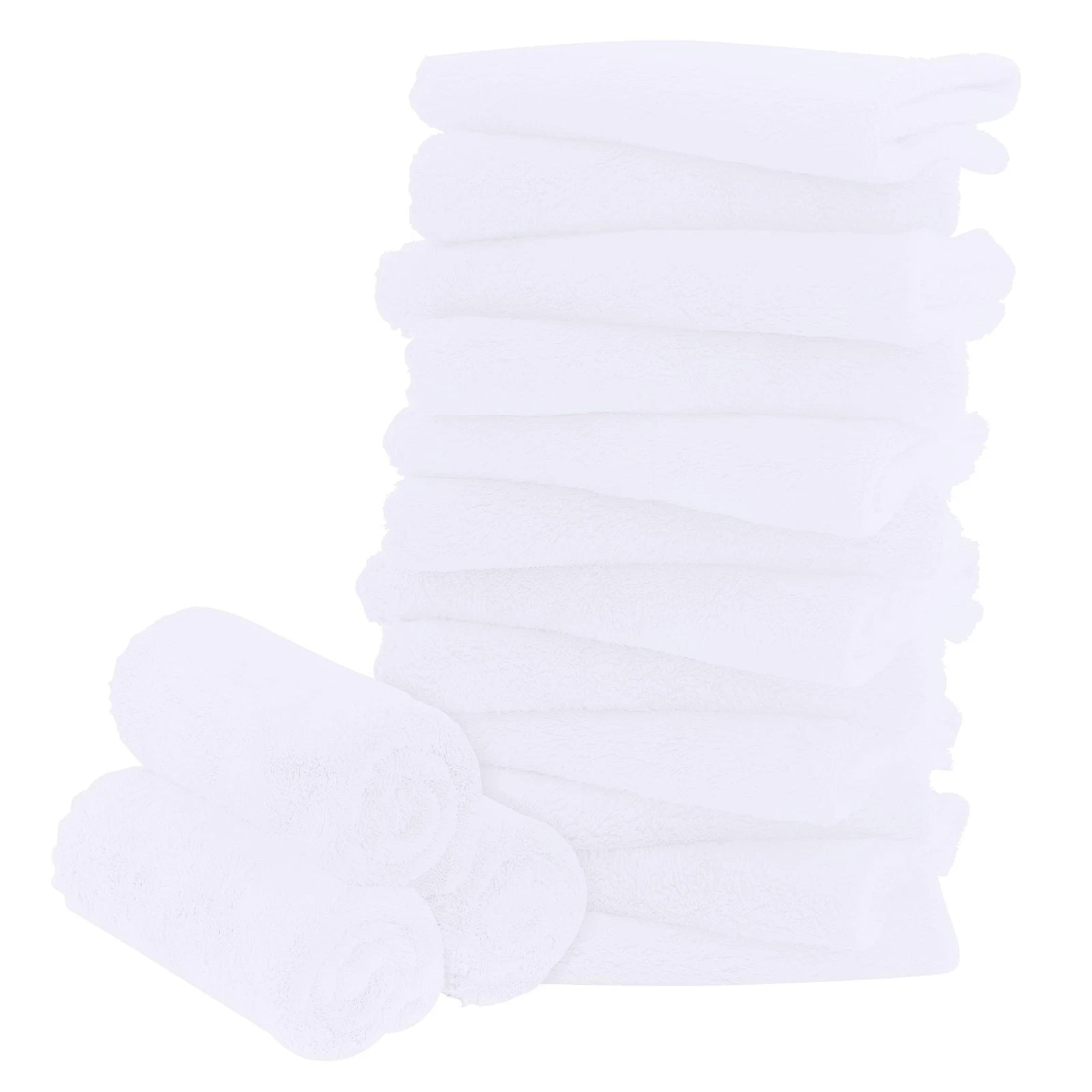 16 Pack Baby Washcloths - 10x10 Inch, Microfiber baby towel - Absorbent and S...