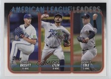 2024 Topps Series 1 League Leaders Chris Bassitt Zach Eflin Gerrit Cole #57 1f17