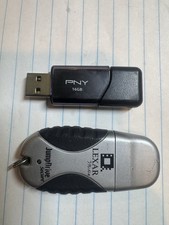 PNY 16gb usb flash drive And Lexar 125 Mb  