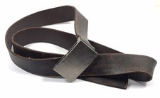 Vintage Calvin Klein Leather Belt 40-44" With Buckle