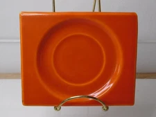 Vintage Original Metlox PINTORIA Saucer #402 Rust Orange California Dinnerware