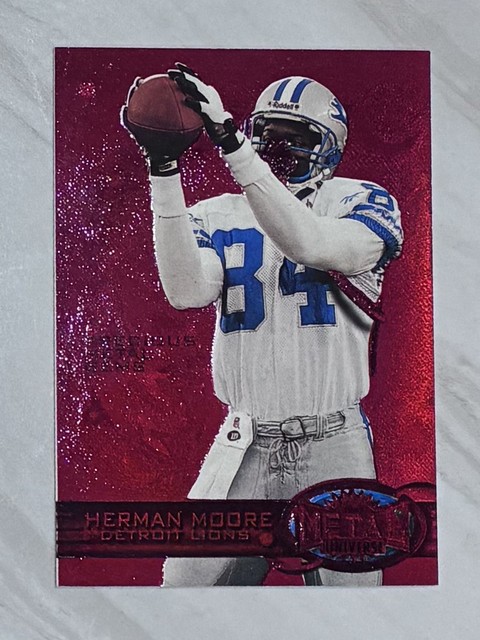 RAR Herman Moore 1997 METALL UNIVERSUM EDELMETALL EDELSTEINE rot 20/150
