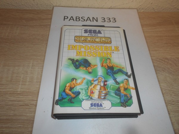 MASTER SYSTEM - IMPOSSIBLE MISSION  , PAL ESPAÑOL , SIN INSTRUCIONES