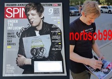 BRITT DANIEL SPOON SIGNED AUTOGRAPH SPIN MAGAZINE w/EXACT PROOF