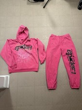 Pink 2-Piece Spyder Sweatsuit Set