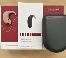 ReSound Key 88 BTE Hearing Aid Battery Style - Over/Behind The Ear - barely used