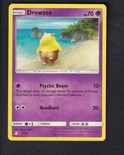 Drowzee 22/30 Alolan Raichu Trainer Kit SM Base Set Pokemon Near Mint