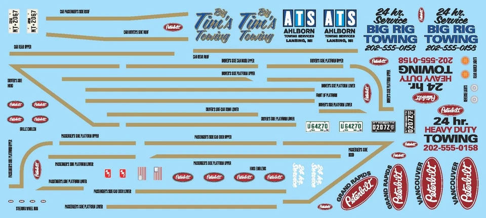 Model plastikowy samochodu - Peterbilt Wrecker AMT - AMT 1133 skala 1/25 - Immagine 3 di 3
