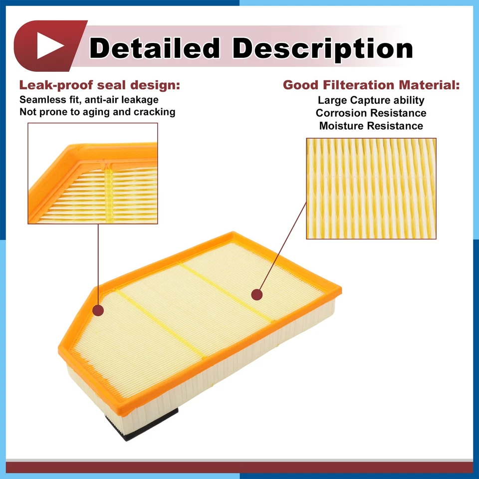 Filtro de aire motor coche n.º 31370161 para Volvo S60 2019 1 pieza Foto 3 de 4