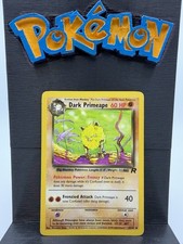 Pokemon - Team Rocket - Dark Primeape 43/82 LP Card Unlimited - Regular