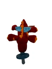 Red Dragon Plush Wubbanub Pacifier Baby Soothie Lovey Baby Toy