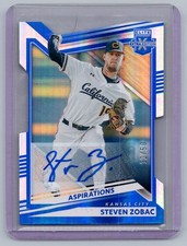 2022 Panini Elite Extra Edition #115 Steven Zobac Aspirations Die Cut #/50