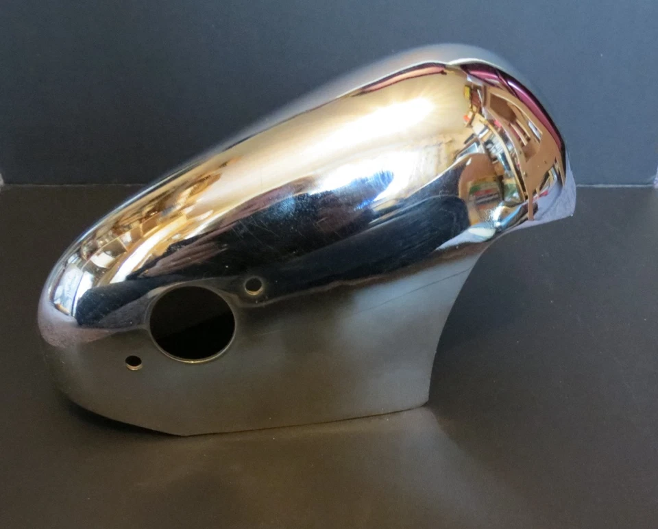 MGB GT REAR OVER RIDER DRIVERS SIDE GOOD CONDITION CHROME NICE - Image 3 of 4