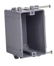 Gardner Bender Switch Outlet Box, New Work, 18 cu. in. 1-Gang, NS20N,CASE OF 100