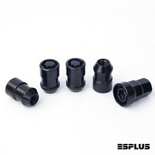 1 Set Black M12x1.5 Acorn Wheel Locks For Toyota Camry Rav4 Corolla Highlander