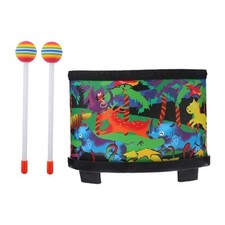 Floor Tom Drum Drum for Toddlers Early Learning Wood Montessori with Mallet for