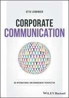 Corporate Communication An International And Management Perspective Lerbinger