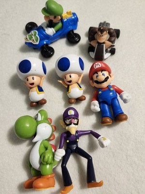 7 NINTENDO SUPER MARIO BROTHERS ASSORTED MISC FIGURES LOT JAKKS PACIFIC PVC