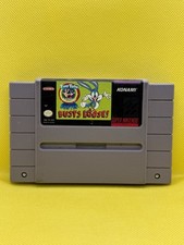 Tiny Toon Buster Busts Loose SNES Tested and working