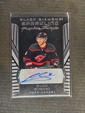 2025-26 Upper Deck Black Diamond Ryan Suzuki Rookie Sparkling Scripts Auto SRSRS