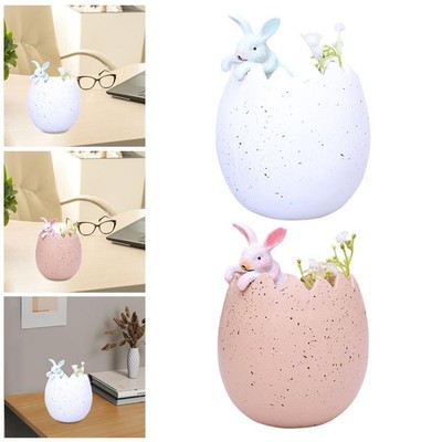 Easter Bunny Egg Decoration Spring Rabbit in Eggshells Figurines