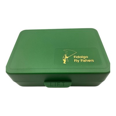 Fidalgo  Fly Fishing Lure Box Flat Foam Plastic Organizer With 31 Flies