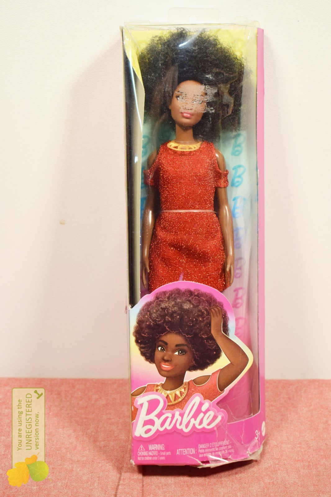 Barbie Fashionistas Doll #221 with Natural Black Hair Wearin
