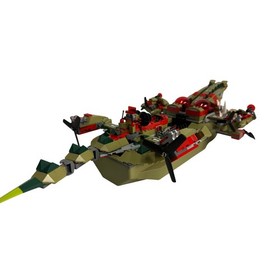 LEGO Legends of CHIMA: Cragger's Command Ship (70006) Build only no minifigs