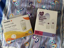Medela Yellow and White Breast Milk Storage Bags box 