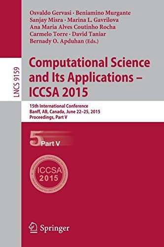 Springer Computational Science And Its Applications - Iccsa 2015 - Image 2