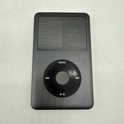 Apple iPod Classic 160GB Charcoal Gray -- READ Description | eBay