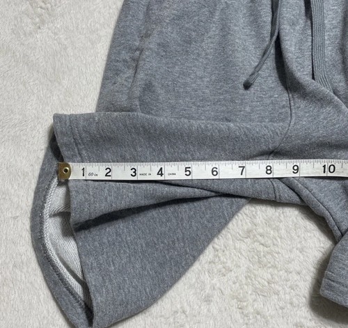 Nike Sportswear Club Sweat Shorts Boys Large Gray Elastic Waist Swoosh Logo - Picture 8 of 9