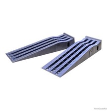 Extendable Detachable Car Ramp Set 3250 lbs Each 6500 lbs Pair PP Portable Black