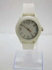 ESQ by Movado One Watch Womens White Silicone Band ES.50.3.29.5708 New Batt