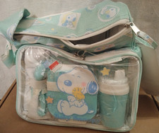 Vintage Baby Snoopy Green Bottle Bag Cooler  Accessories With Tag Still Sealed