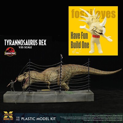 X-PLUS MODEL 2001301 1/35 JURASSIC PARK TYRANNOSAURUS REX KIT | eBay