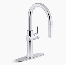 Kohler K-22974-CP Crue  Touchless Pull-down kitchen sink faucet, Polished Chrome