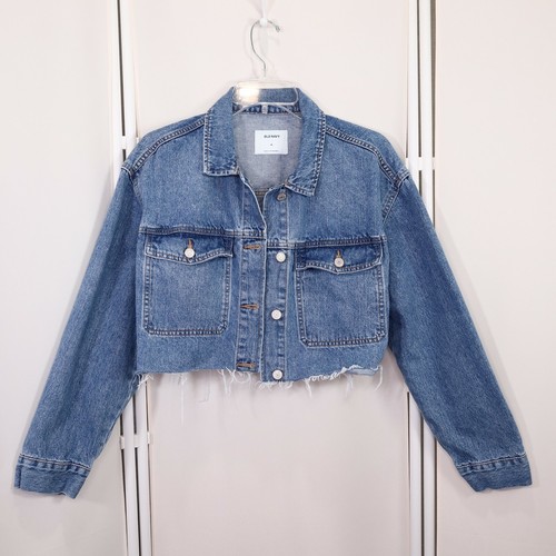 gerçek vazo Affirm cut off jean jacket 