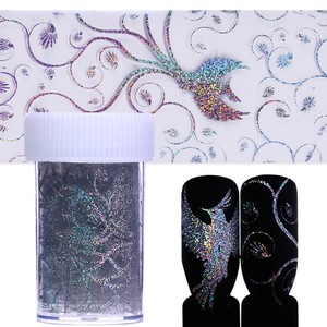 Sky Nail Foil Holographicss Phenix Nail Art Transfer Stickers Holo Decals Ebay