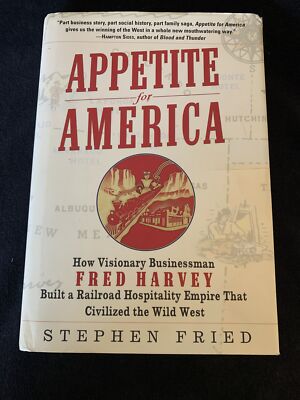 Signed, 1st/1st! Appetite for America by Stephen Fried 2010 HCDJ Very good