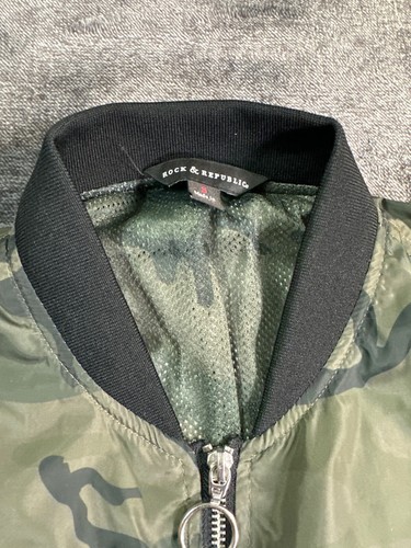 Rock & Republic Übergangsjacke - Camouflage mit Vögeln auf der Brust - Small - Bild 4 von 8